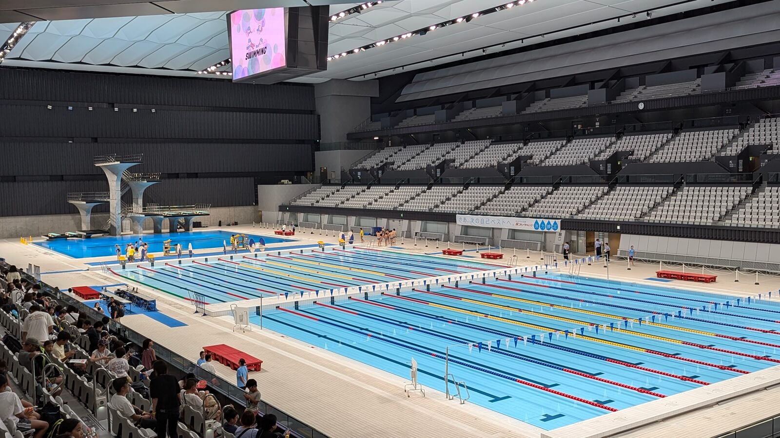 アクアティクスセンター・水泳の日