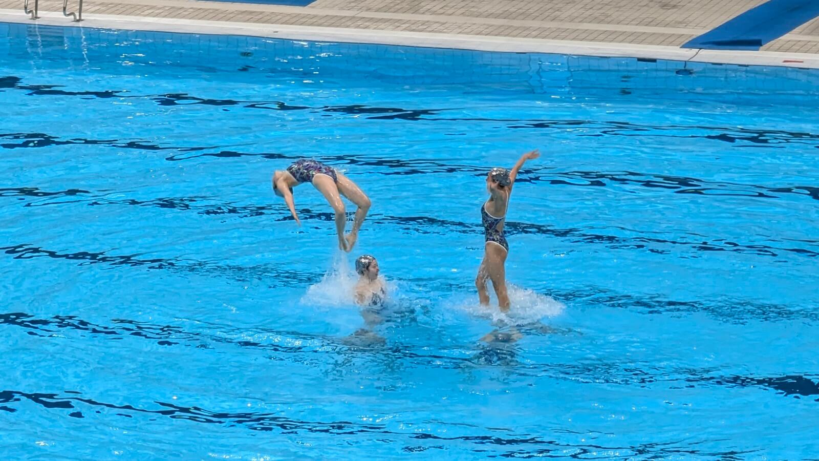 アクアティクスセンター・水泳の日・アーティスティックスイミング