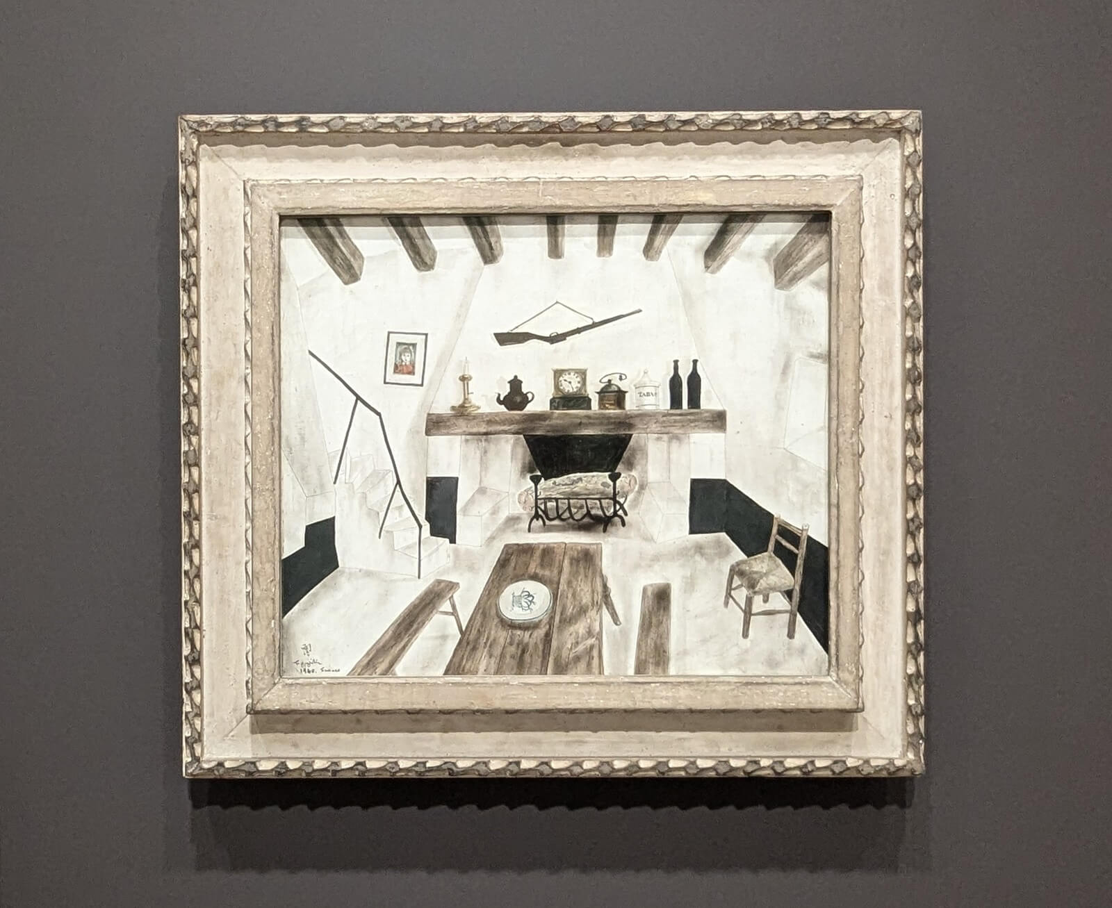 アーティゾン美術館・藤田嗣治/レオナール藤田《ドルドーニュの家》1940年