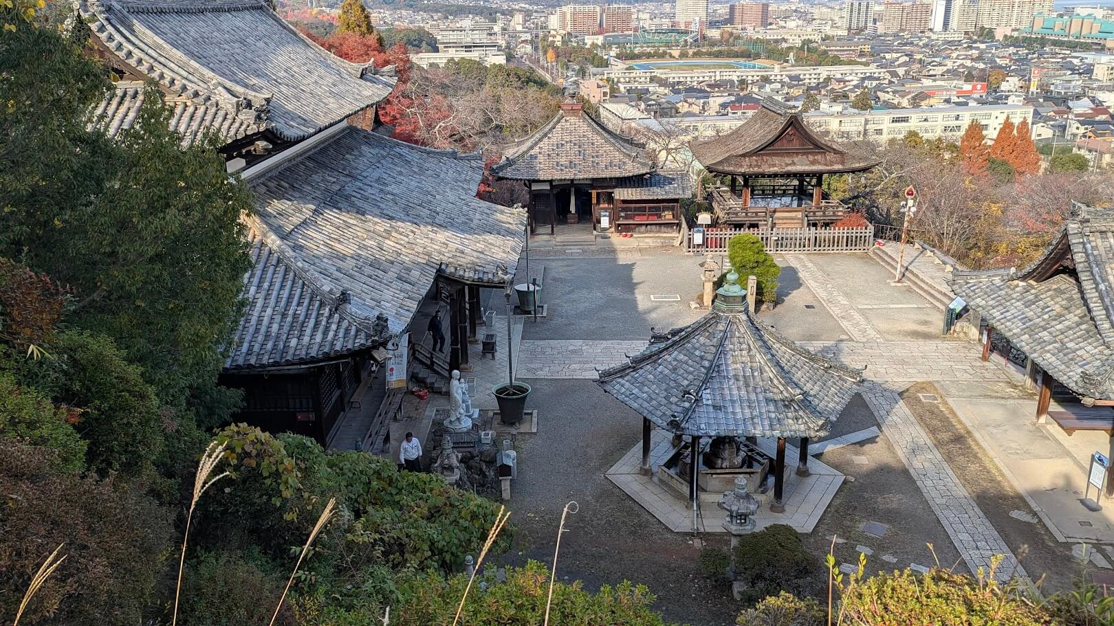 三井寺・観音堂方面