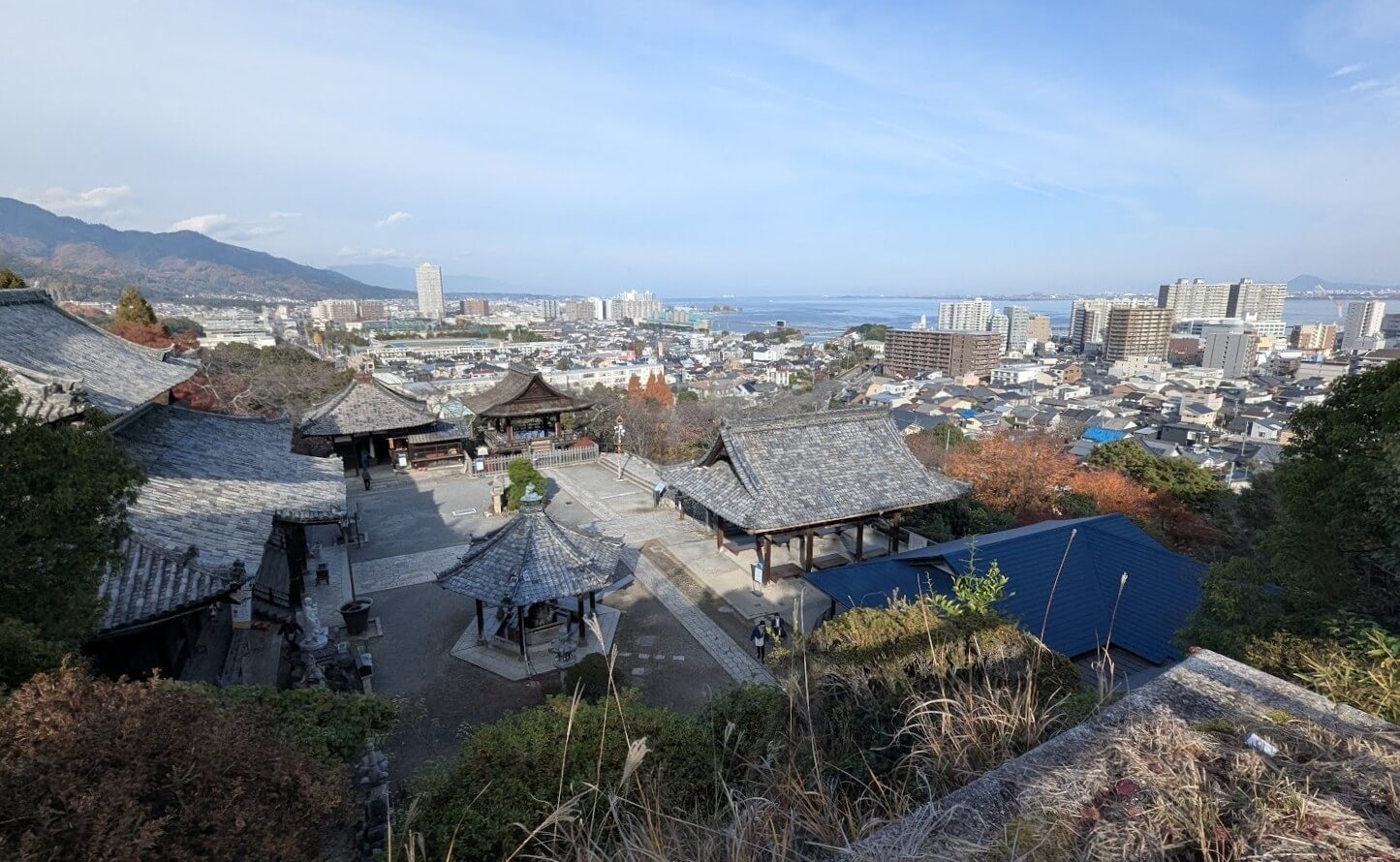 三井寺・観音堂方面