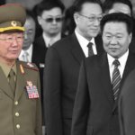 北朝鮮 黄総政治局長の帽子の上にドローンを不時着させてみたい。