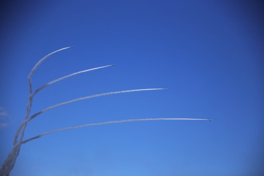 ローリングコンバットピッチ 　ブルーインパルス　西武池袋線　稲荷山公園駅　2014年入間基地航空祭　ROLLING COMBAT PITCH Blue Impulse 2014 iruma  fly team (310)