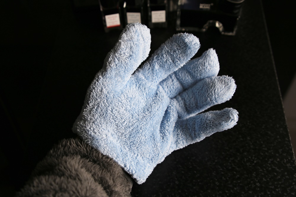 hair_dry_gloves-2　ＴＨＥ大人買い、速乾ヘアドライ手袋。