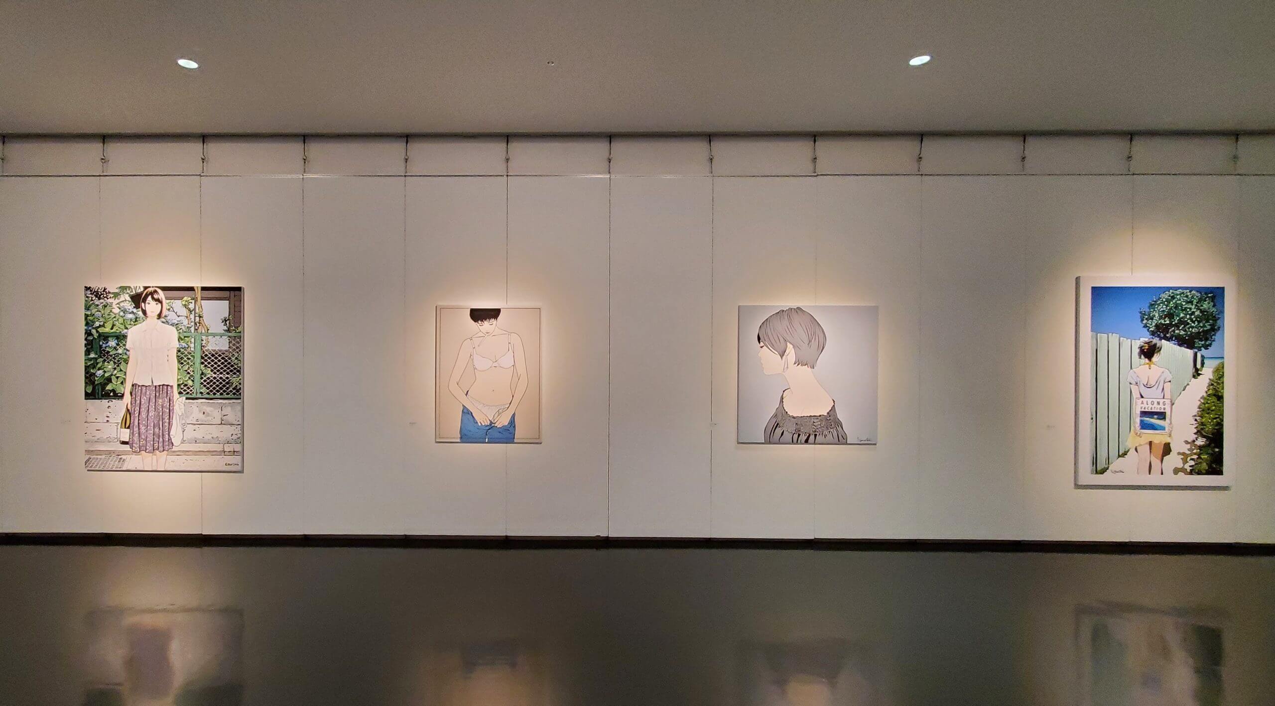 千葉県立美術館　企画展 江口寿史イラストレーション展　彼女－世界の誰にも描けない君の絵を描いている－